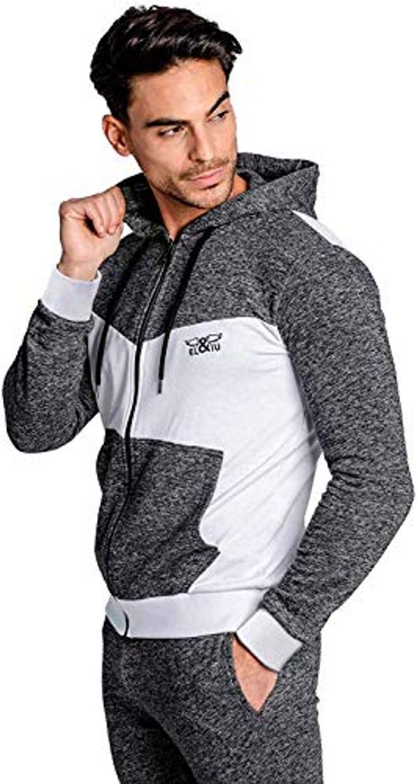 Fashion ELIU Sudadera Deportiva Triangle - S