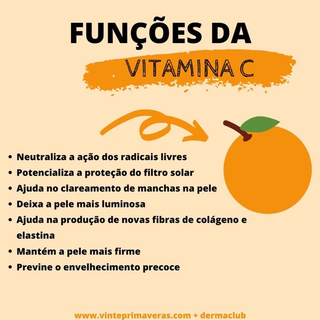 Product Benefícios da Vitamina C para pele🧡