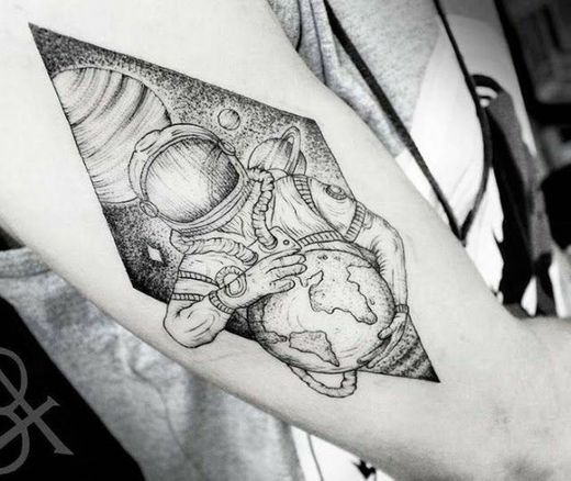 Tatuagem Astronauta