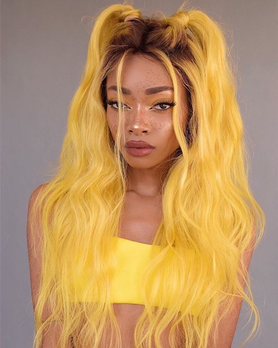 Fashion Cabelo amarelo 