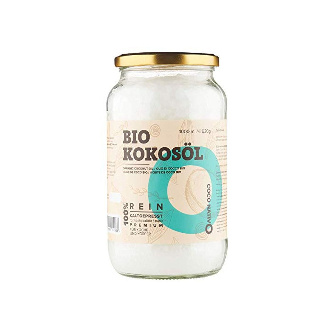 Social Aceite de Coco CocoNativo Orgánico Virgen Extra Ecologico 1x1000 ml