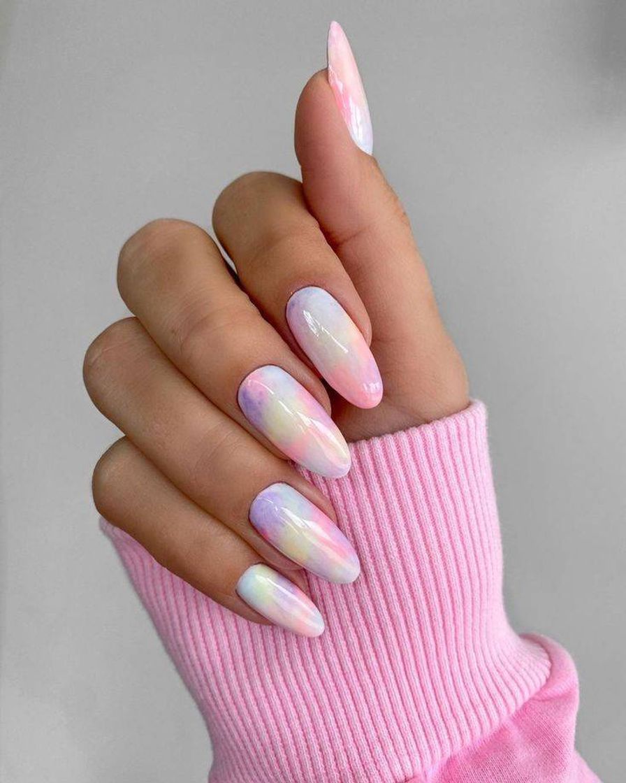 Fashion Unhas coloridas de tons pastéis💖✨