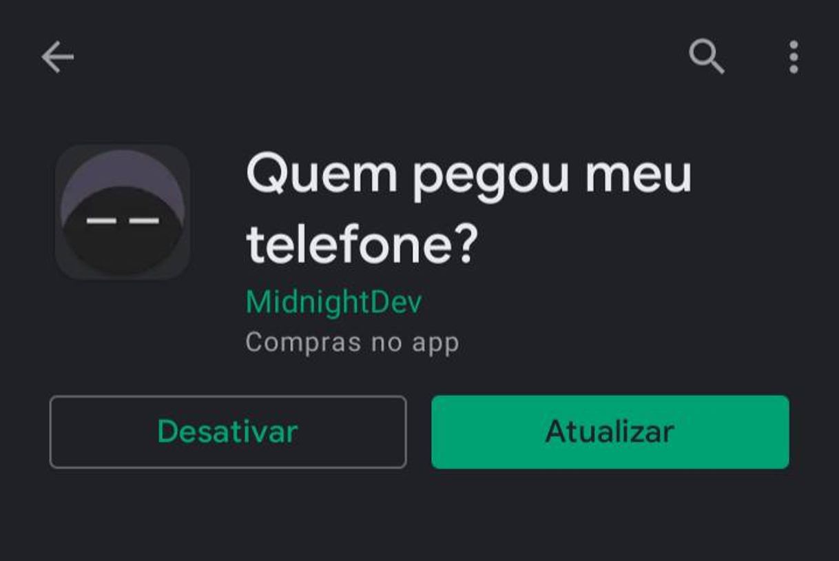 App Quem pegou meu telefone?