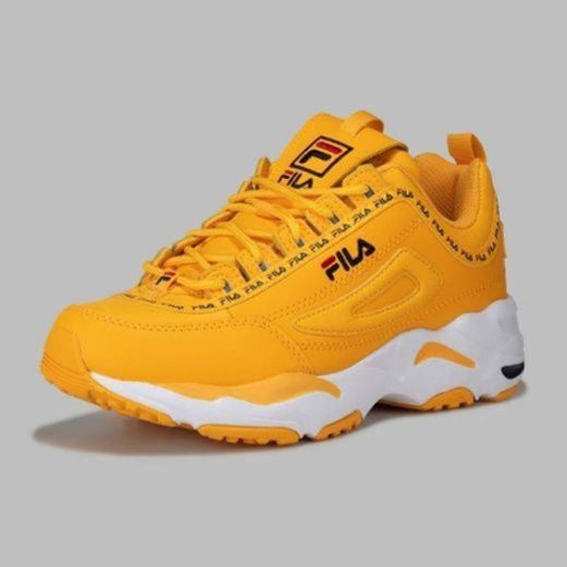 Social Zapatos de niña FILA Disruptor CB JR en Cuero Blanco 1010850