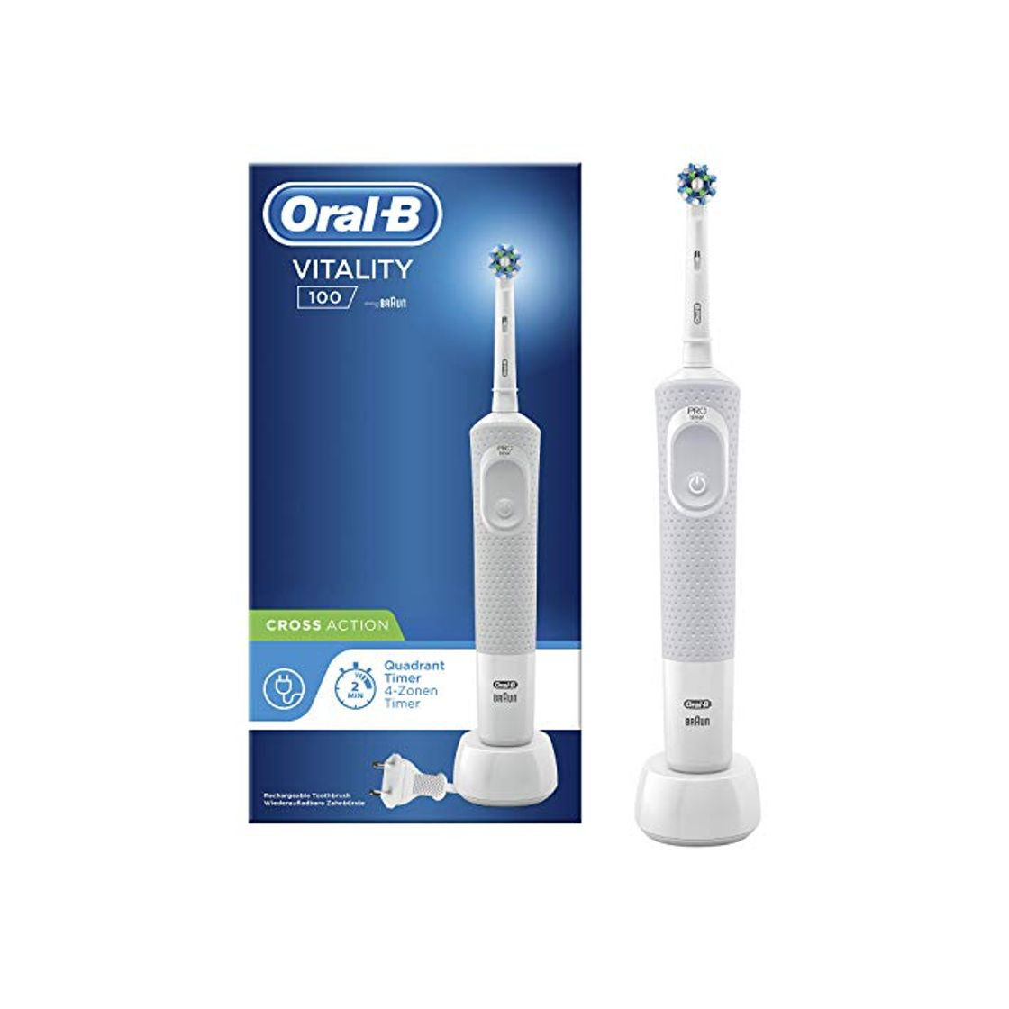 Product Oral-B Vitality 100 Cepillo Eléctrico Recargable con Tecnología de Braun