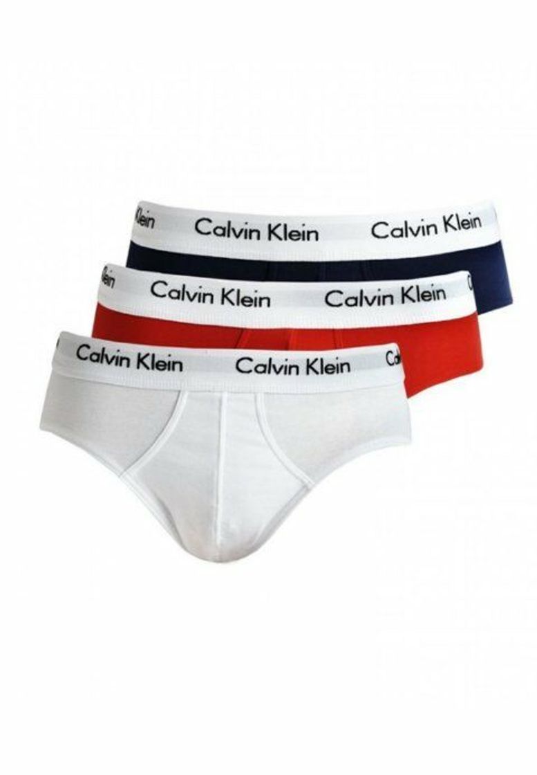 Fashion Calvin Klein 3P Hip Brief, Calzoncillos para Hombre