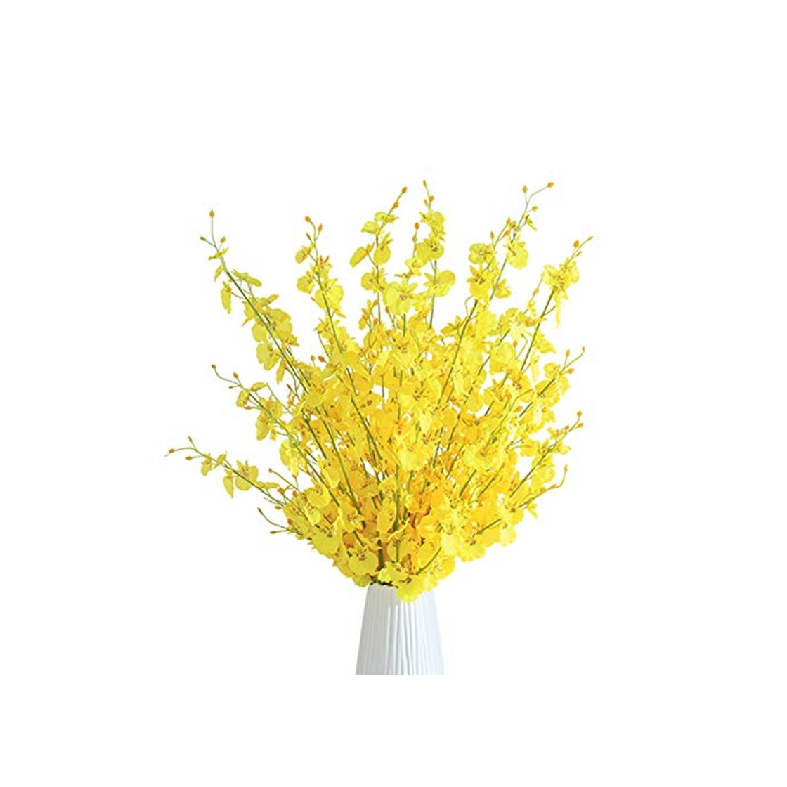 Producto EasyLife Flores de orquídeas artificiales de seda de tallo largo de 39.4