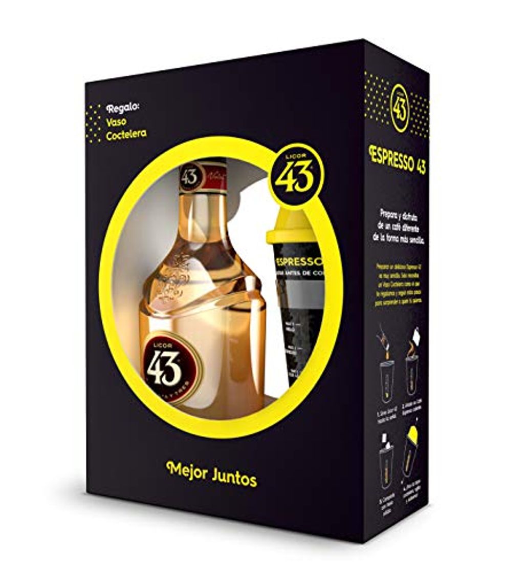 Producto Licor 43 - Incluye Coctelera - Licor Único con 43 Ingredientes Naturales