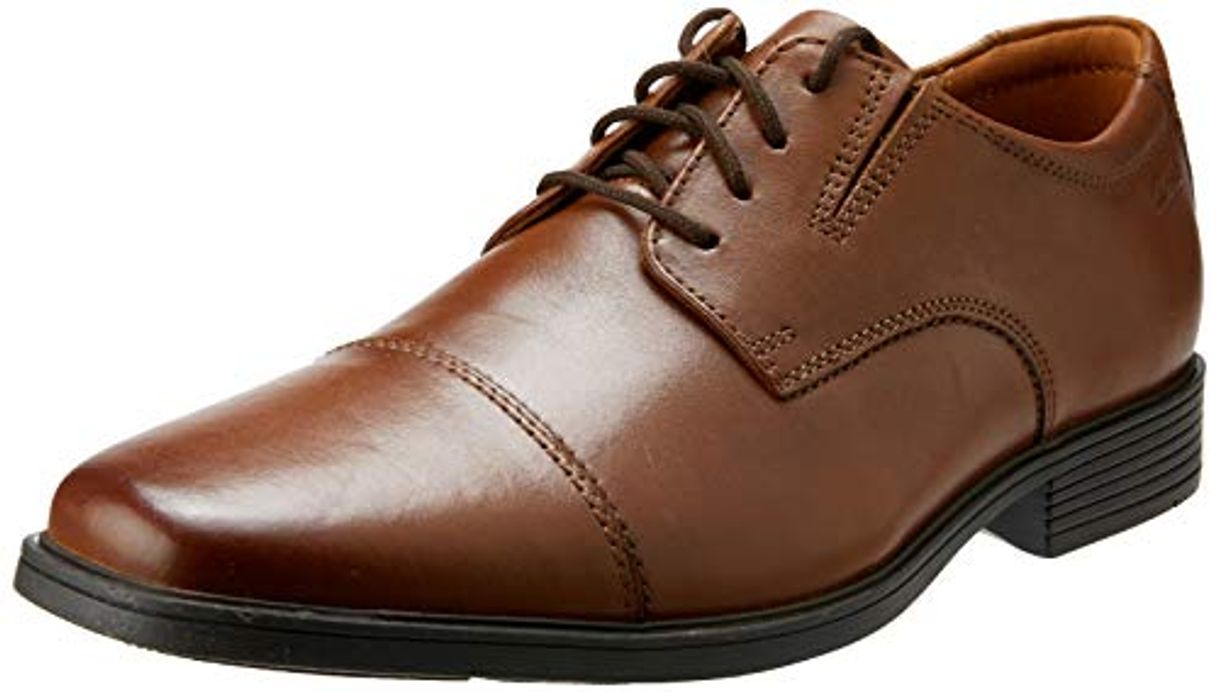 Fashion Clarks Tilden Cap, Zapatos de Cordones Derby para Hombre, Marrón