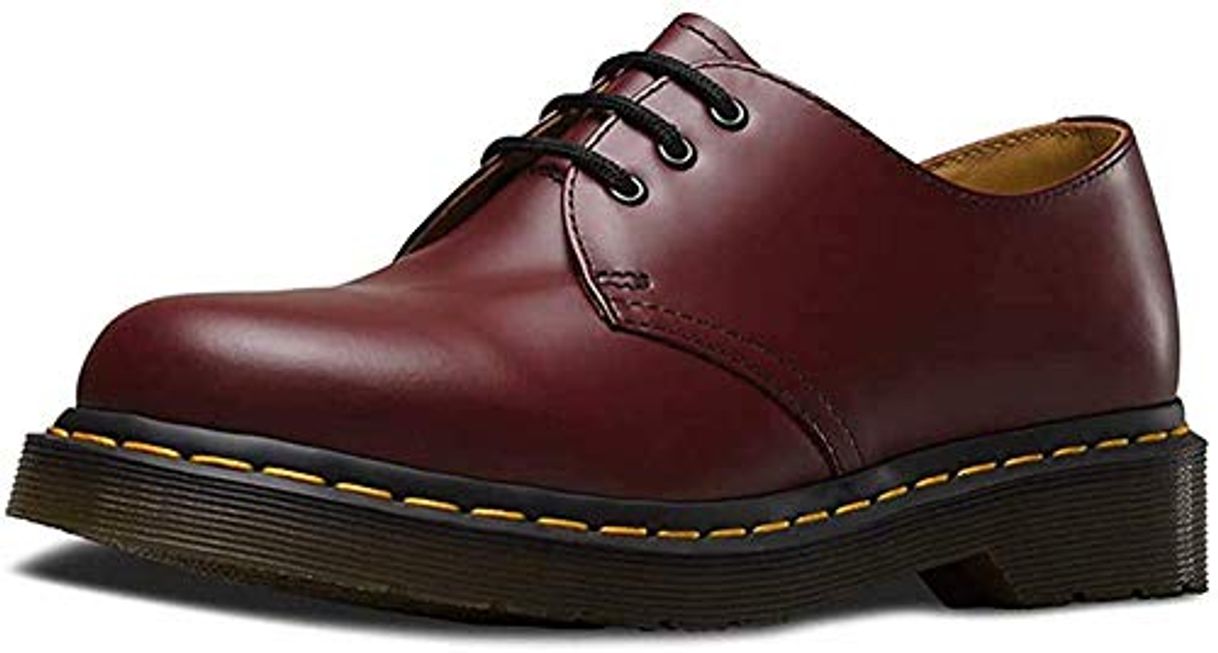 Moda Dr. Martens 1461, Zapatos de Cordones para Hombre, Rojo