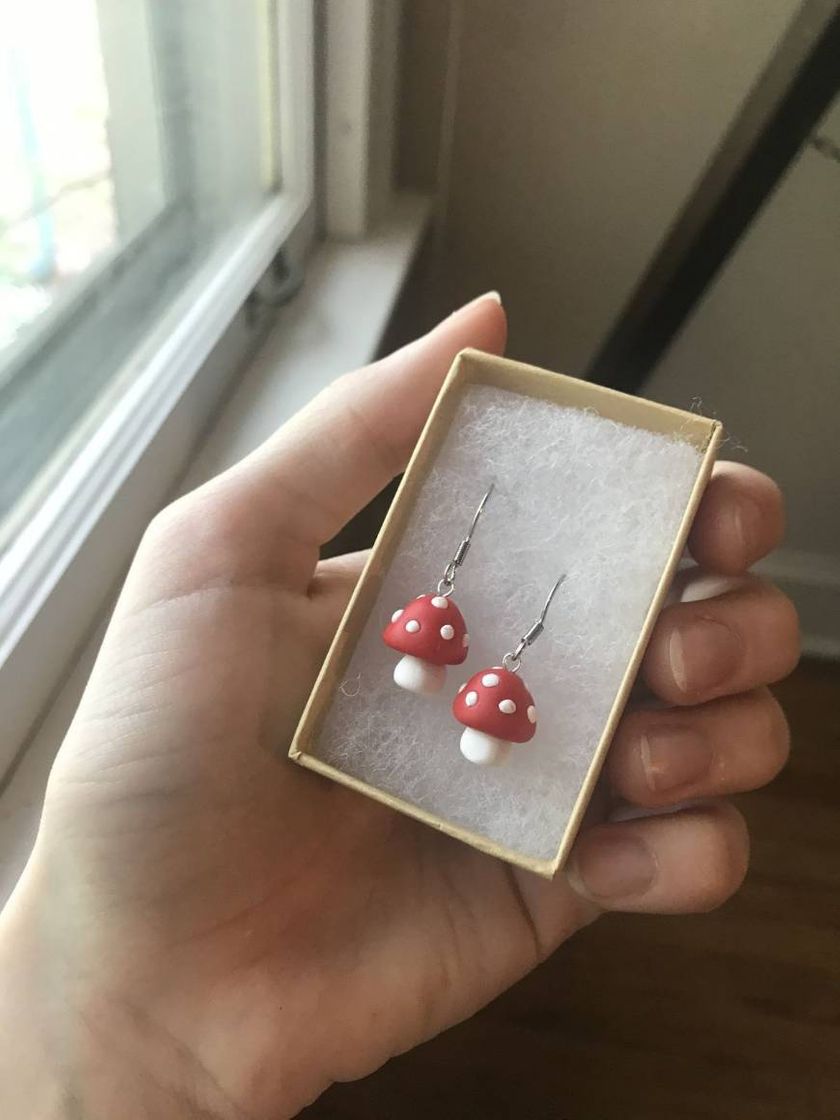 Moda mushroom earrings