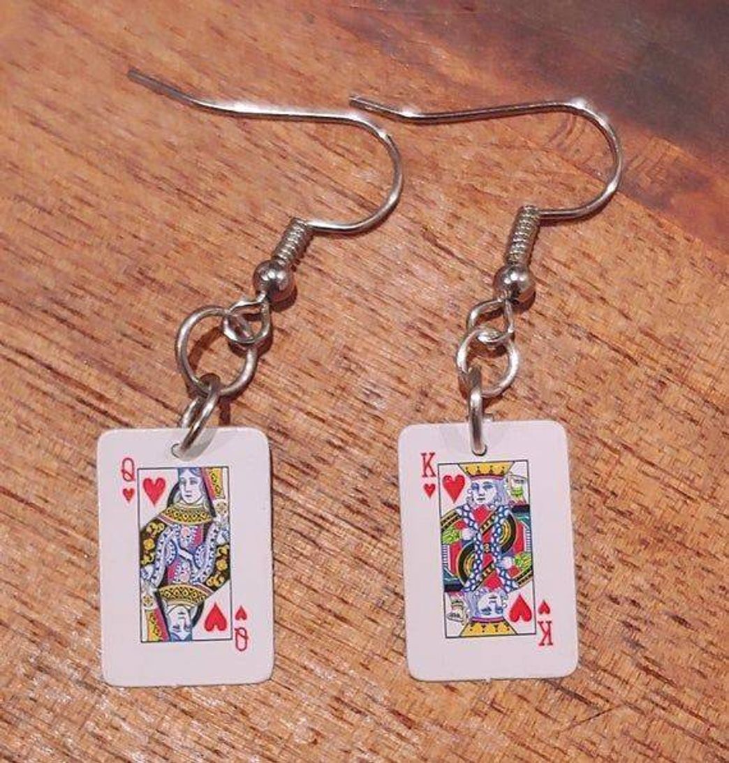 Moda cards earrings