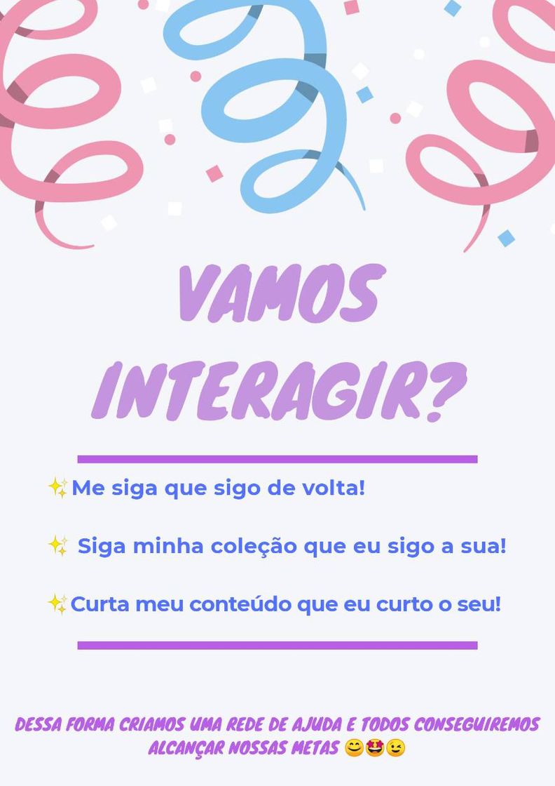 Moda Bora interagir? 😊