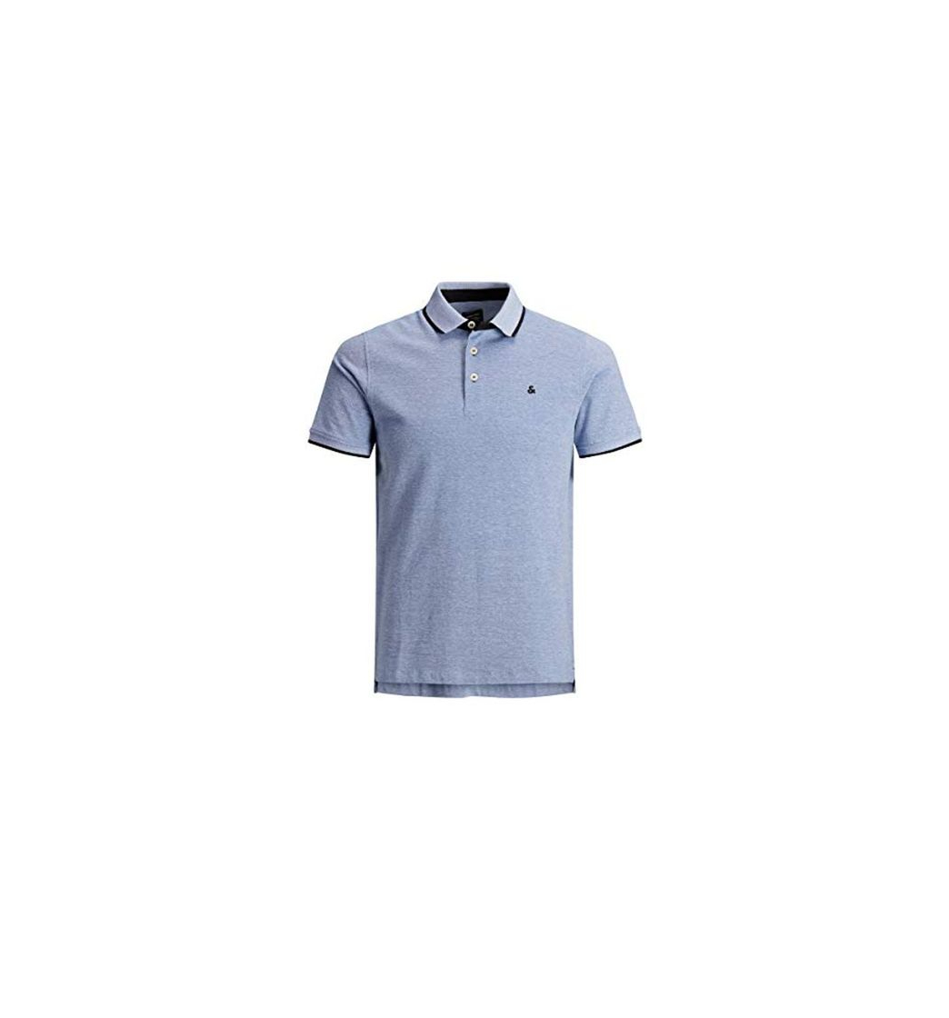 Moda Jack & Jones Jjepaulos Polo SS Noos, Azul