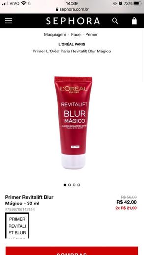 Primer L'Oréal Paris Revitalift Blur Mágico