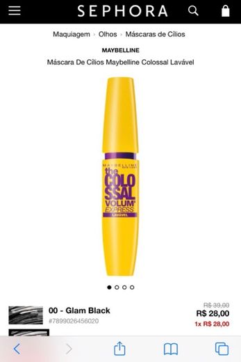 Black Friday - Máscara para Cílios Maybelline | Colossal | Sephora