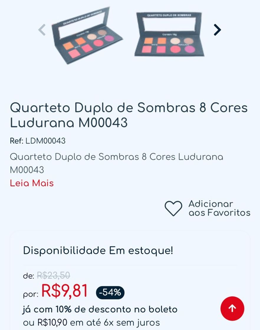 Moda Quarteto Duplo de Sombras 8 Cores Ludurana M00043 - Preço de ...