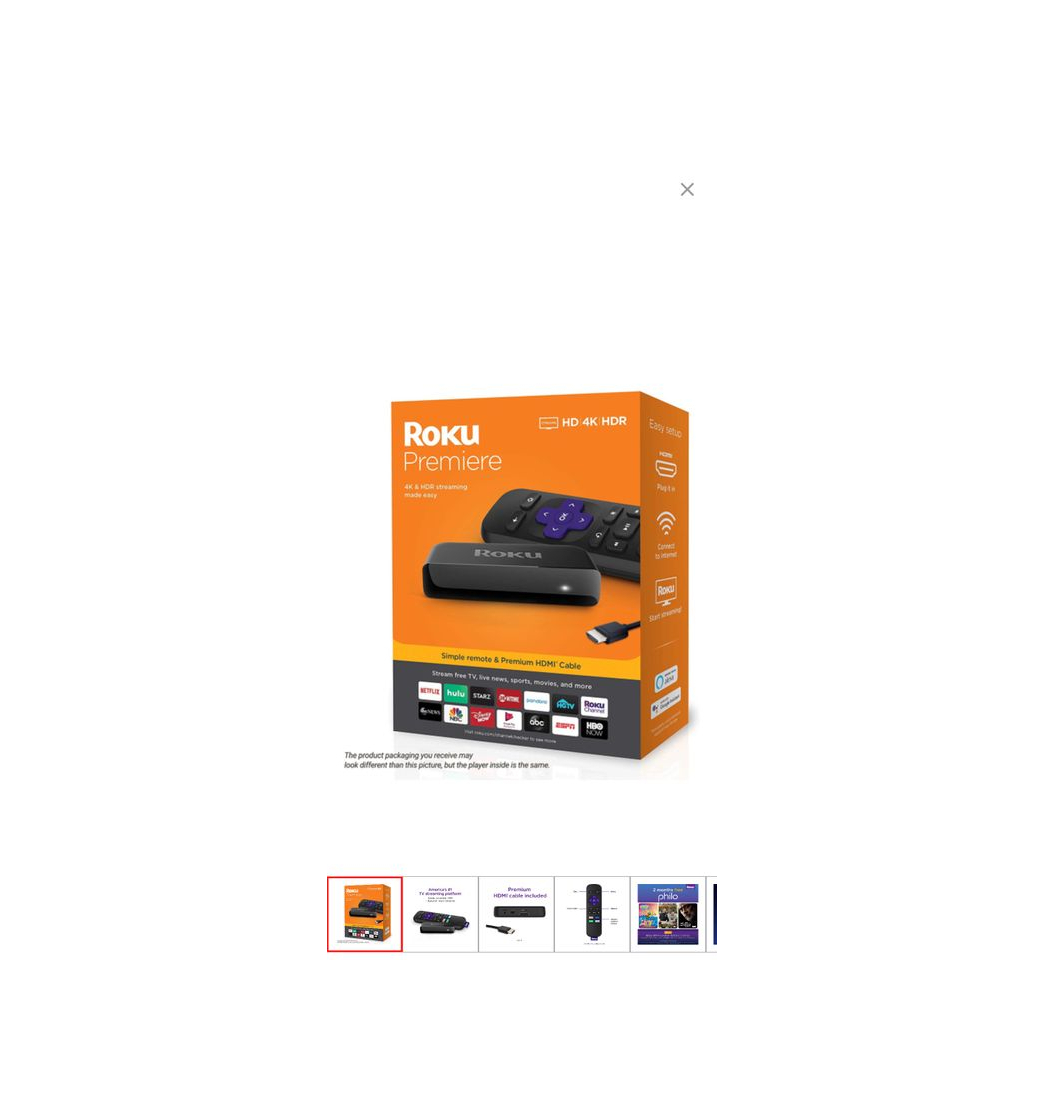 Productos Reprodutor de mídia Roku Premiere