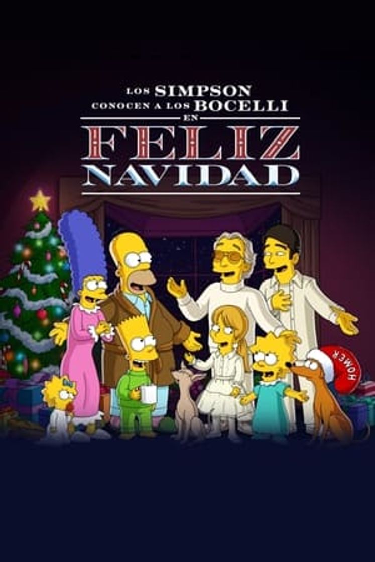 Película Los Simpson y los Bocelli en “Feliz Navidad”