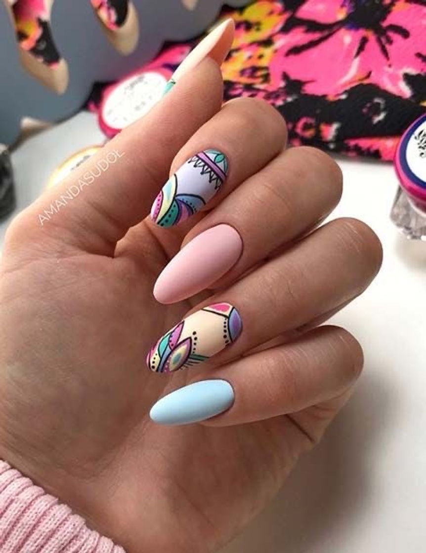 Moda Inspiração de unhas