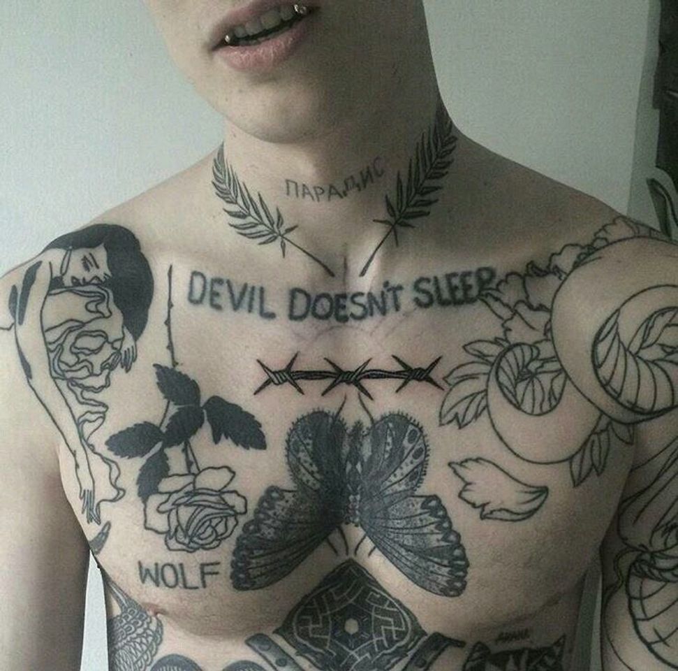 Moda Tatuagens masculina 