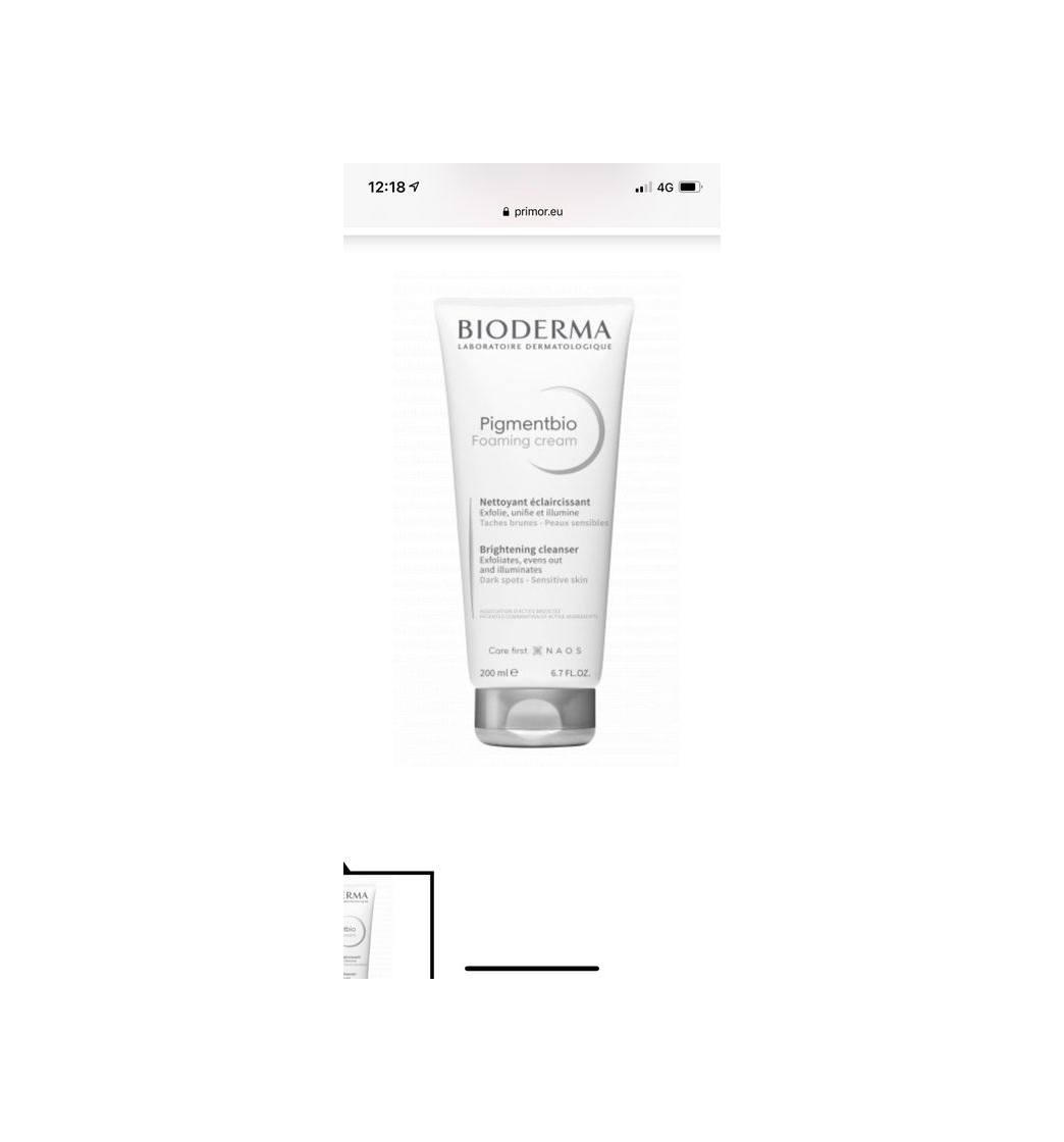 Beauty Bioderma pigmentbio foaming cream 