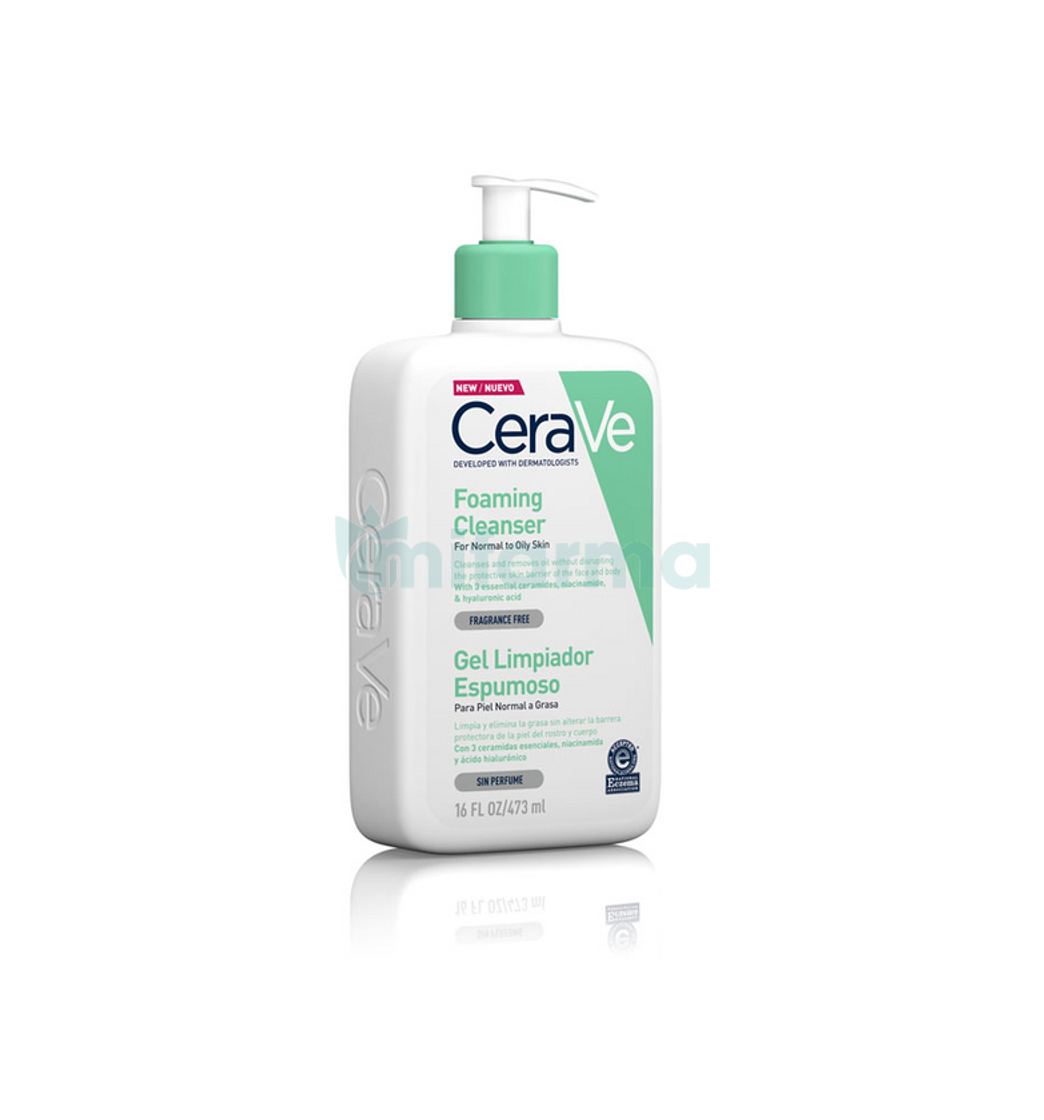 Belleza Cerave gel limpiador espumoso