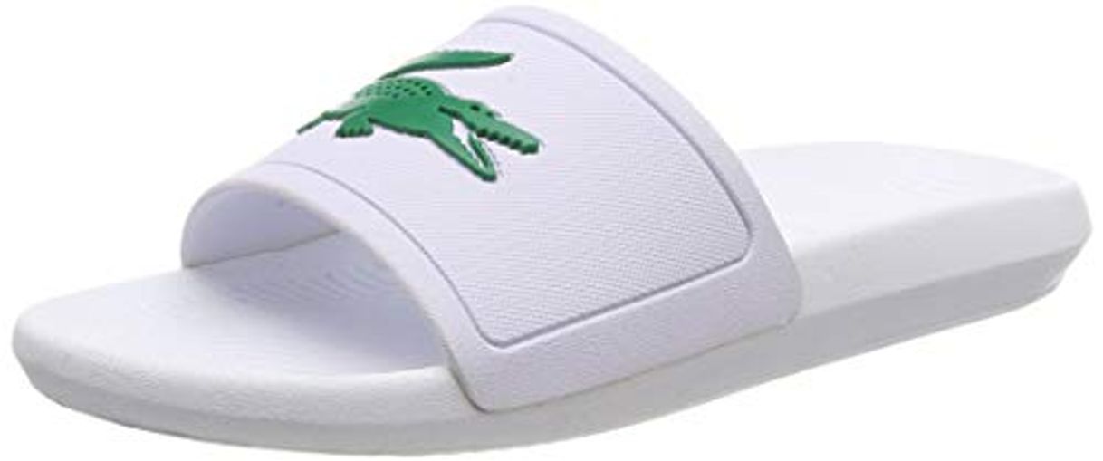 Fashion Lacoste Croco Slide 119 1 CMA, Sandalias de Punta Descubierta para Hombre,