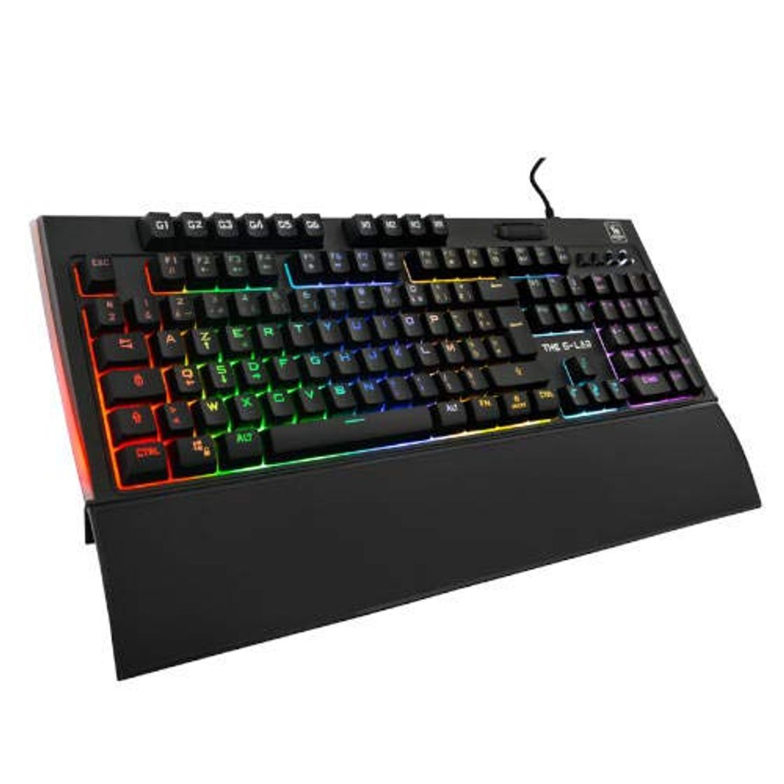 Electronic THE G-LAB Keyz Tellurium Teclado Gaming QWERTY Incluye Ñ - Teclado Gaming