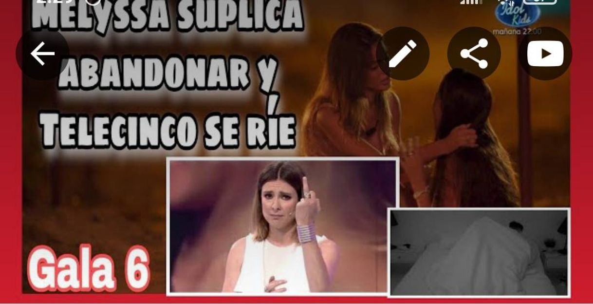 Fashion Melyssa suplica abandonar y Telecinco se lo niega 😢💔💔💔