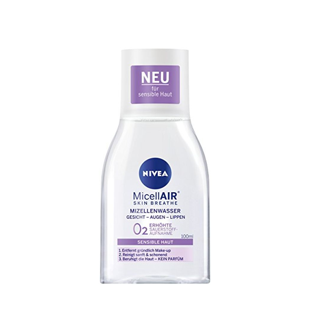 Belleza Nivea Mice llair Skin Breathe Mizell Agua Sensitive piel, 6 unidades