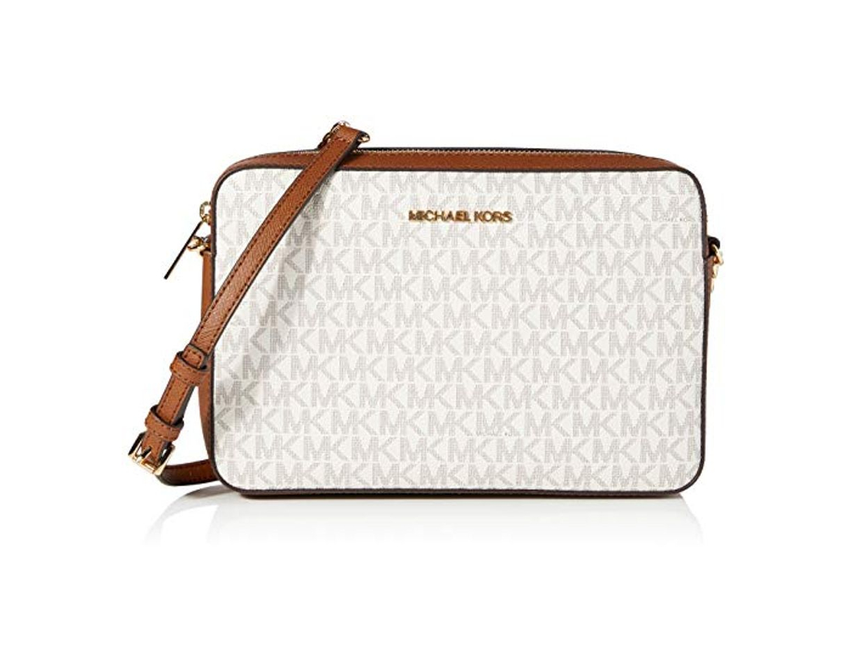 Products Michael Kors Jet Set - Bolso bandolera para mujer, Blanco