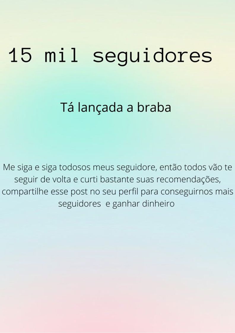 Social 15 mil seguidores 