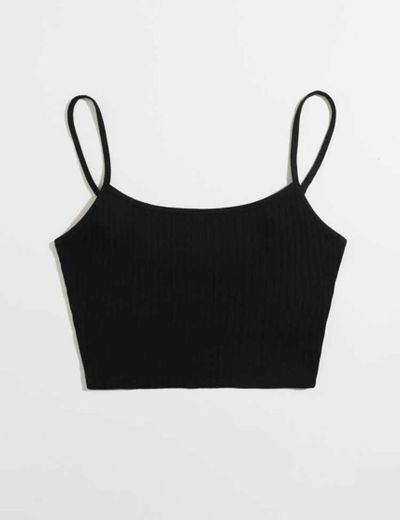 Cropped preto simples 