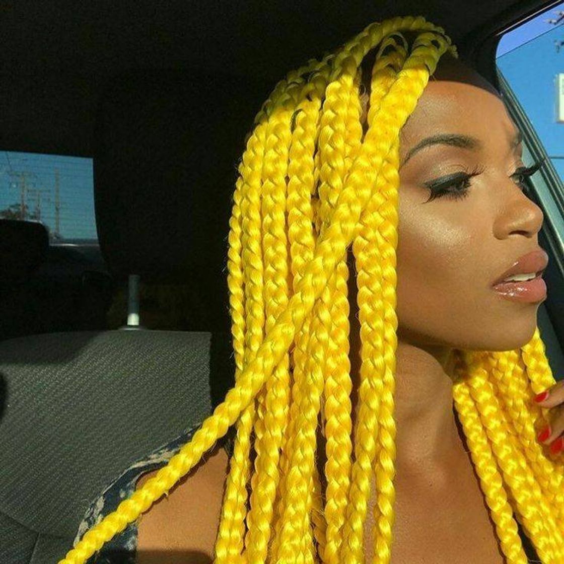 Fashion box braids amarela