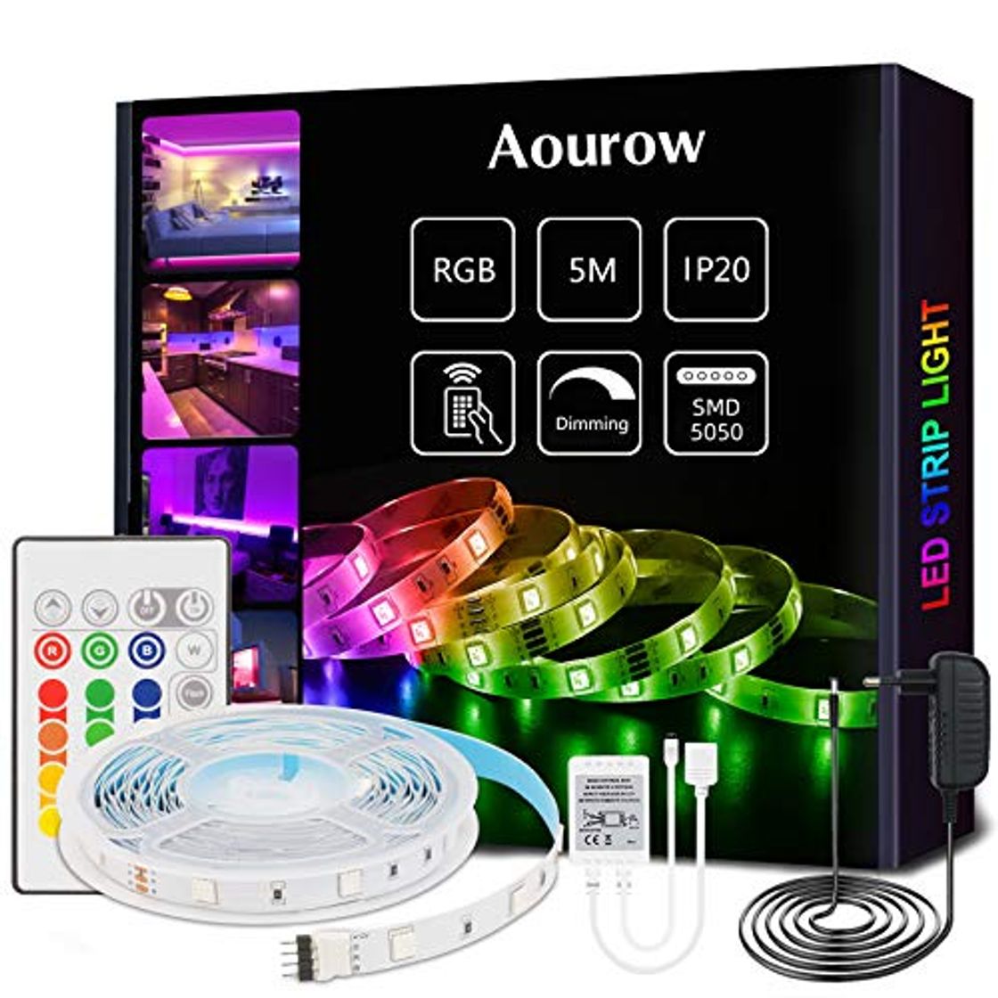 Producto Aourow Tira LED 5m RGB