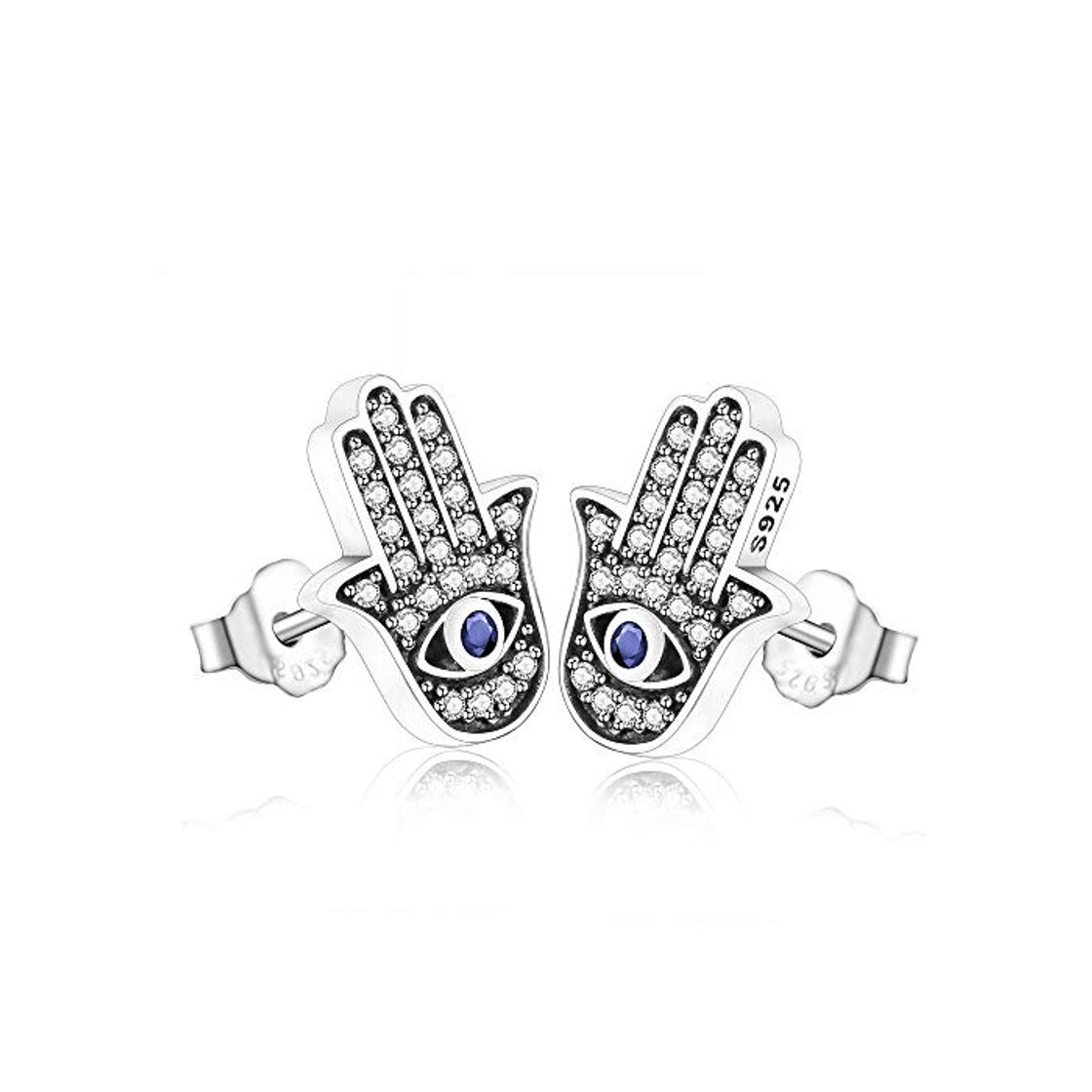 Moda LILANG Pandora Jewelry Bracelet 925 Natural Winter Plata de Ley Original Eye Palm Stud Pendientes Wedding Making Berloque DIY Regalos para Mujeres