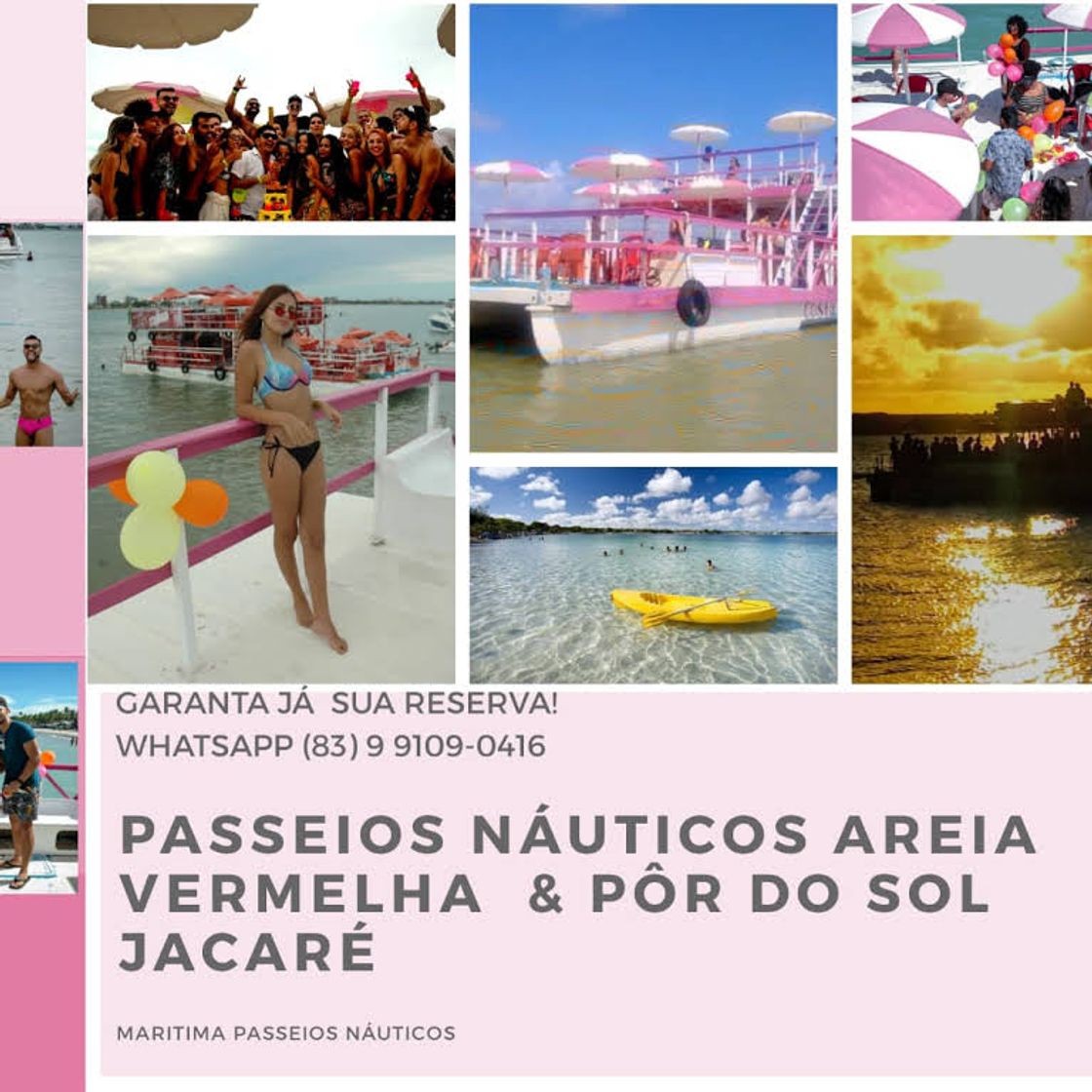 Lugar Passeios de barco - Areia vermelha - Maritima Passeios nauticos