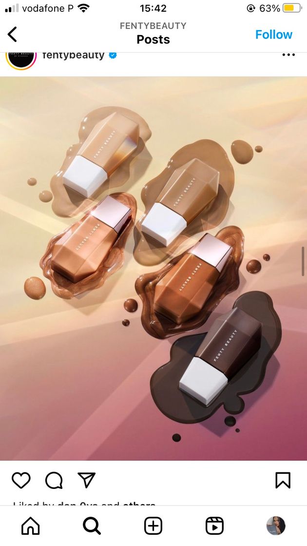 Productos Fenty Beauty Eazed drop blurring skin tint