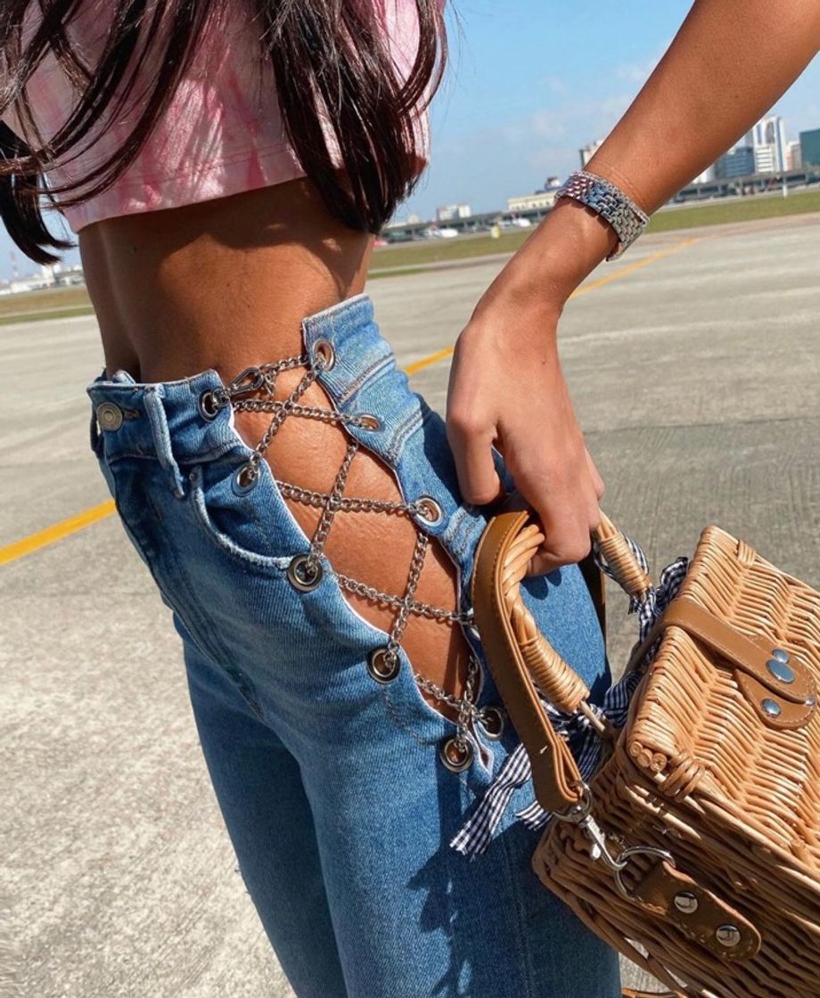 Social Corrente na lateral da calça 🥵