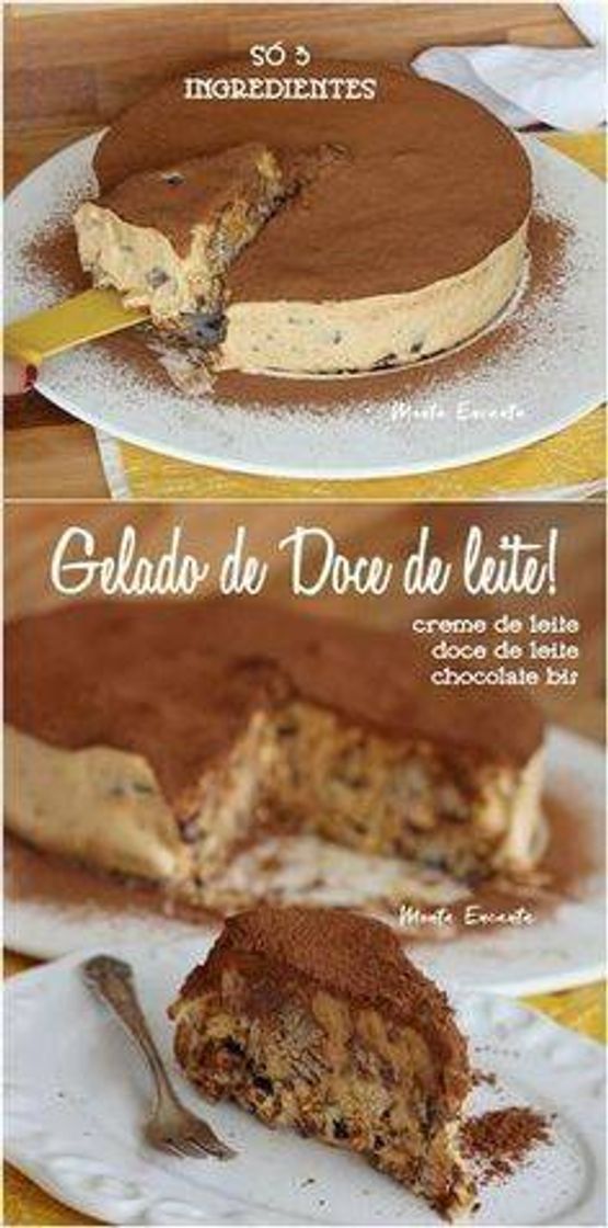 Moda Gelado de doce de leite com bis