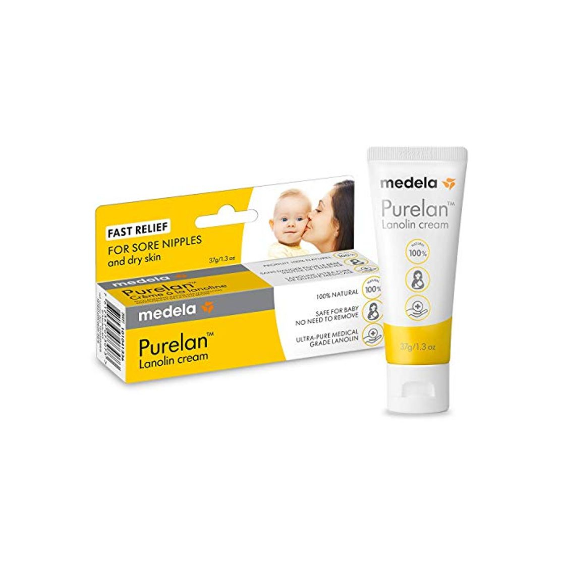 Medela Purelan crema 100% lanolina, natural y segura para la madre y