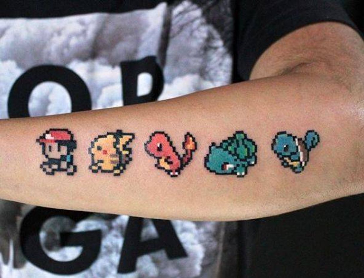 Fashion Tatuagem pokémon