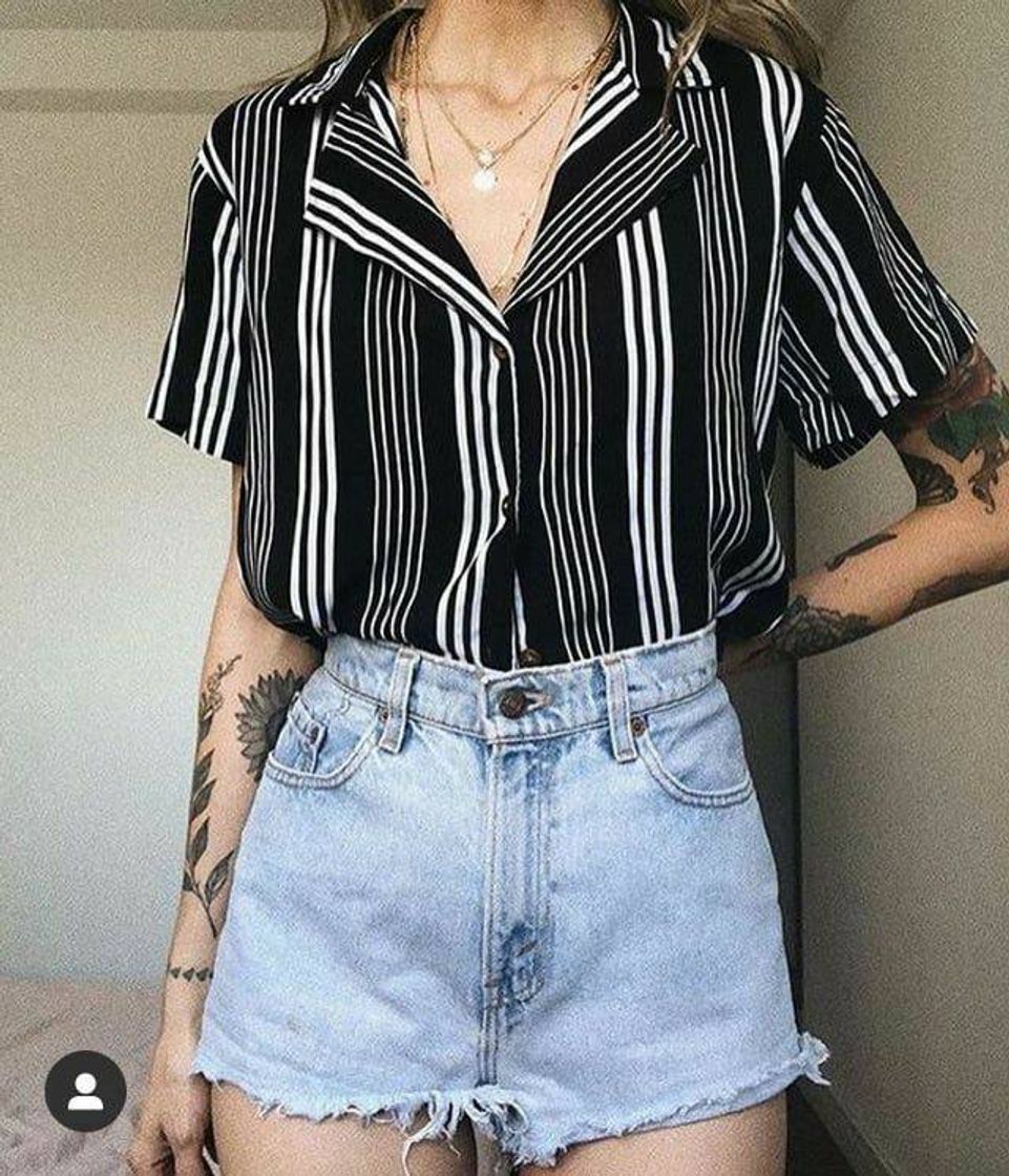 Moda Look com blusa de botão