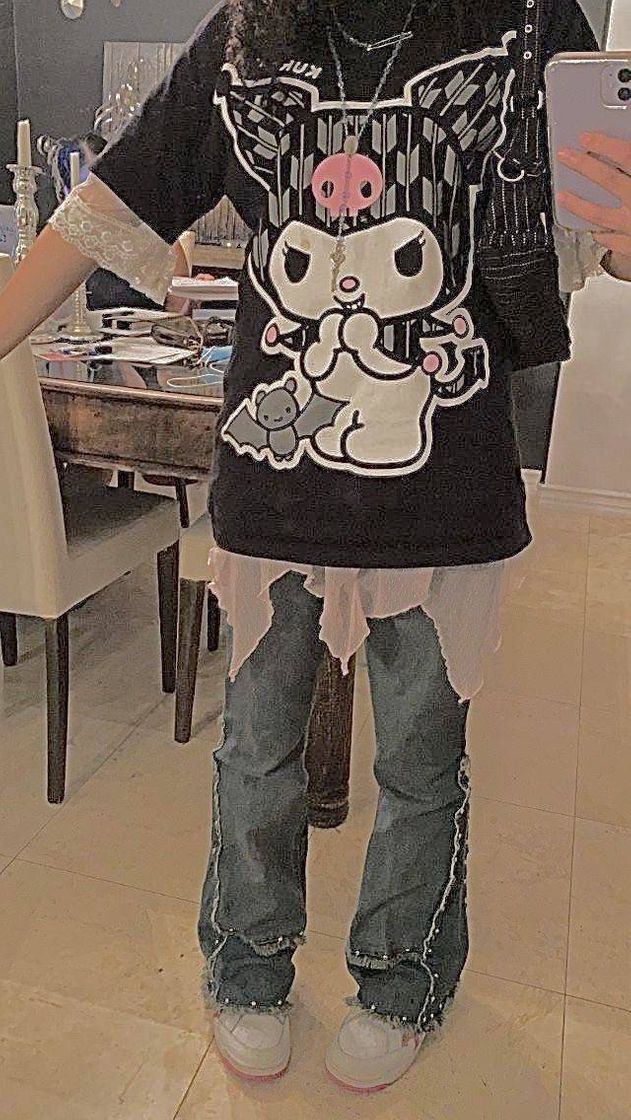 Fashion Kuromi Goth Shirt