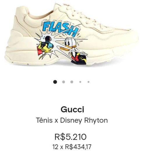 Gucci
Tênis x Disney Rhyton