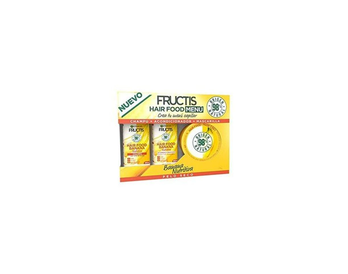 Product Garnier Fructis Cofre Hair Food Banana Nutritiva para Pelo Seco - Crea