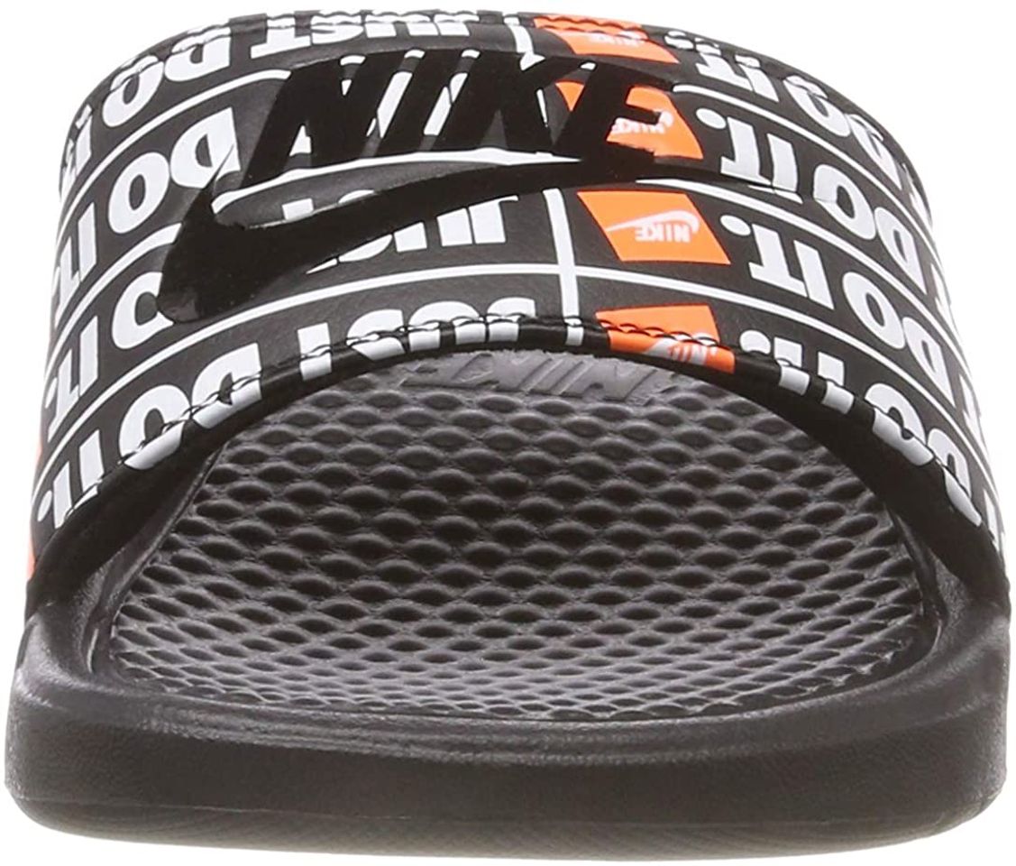 Social Nike Benassi JDI Print, Zapatos de Playa y Piscina para Hombre, Negro