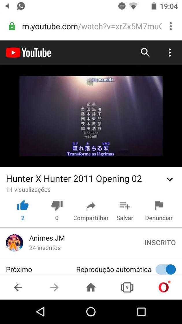 Social Hunter X Hunter 2011 Opening 02 - YouTube