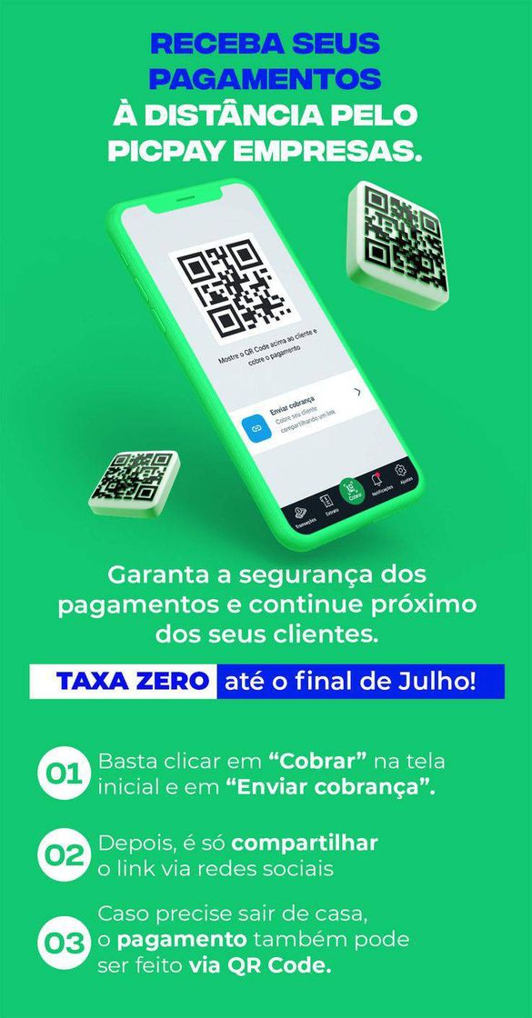 Moda Pague e receba pelo picpay